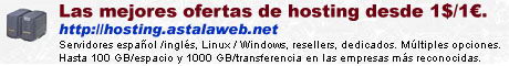 Los mejores precios en Hosting y alojamiento web