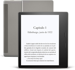 Kindle Oasis, ahora con luz cálida ajustable, resistente al agua, 32 GB, conectividad móvil gratuita + wifi, grafito