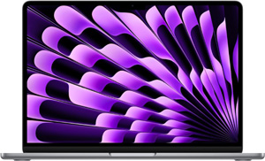Apple 2024 MacBook Air de 13 Pulgadas con Chip M3 de Apple: Pantalla Liquid Retina de 13,6 Pulgadas, 8 GB de Memoria unificada, SSD de 256 GB, cámara FaceTime HD a 1080p, Touch ID, Gris Espacial