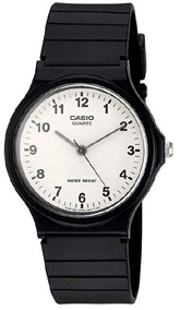 Casio Reloj Analgico para Hombre de Cuarzo con Correa en Resina MQ-24-7BLLGF 