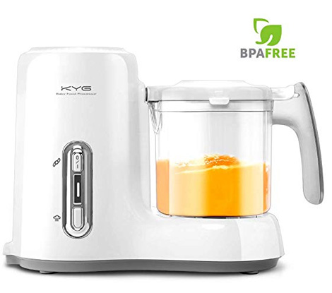 KYG Robot de Cocina al Vapor Procesador de alimentos para bebés 4 en 1