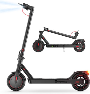 8.5" Patinete Electrico Plegable, Motor de 35O, Autonomía 30KM, MAX 25 KM/H, 187.2WH Batería, Carga 100-120KG, Frenado Dual, 3 Modos De Velocidad, Desplazamientos Diarios