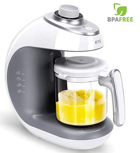 KYG Robot de Cocina al Vapor Procesador de alimentos para bebés 5 en 1