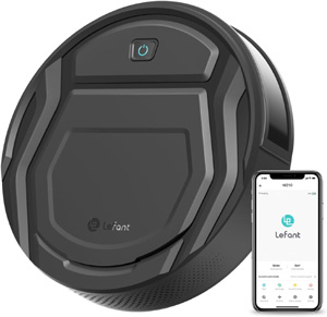 LEFANT Robot Aspirador 2200Pa, Aspirador Robot Autonomía de 120 Min, WiFi/App/Alexa, Sensor de Anticolisión/Caída Navegación Inteligente, Delgado y Silencioso, 6 Modos de Limpieza M210 Pro